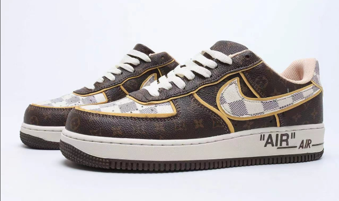 Nike Air Force 1 Premiun Louis Vouitton