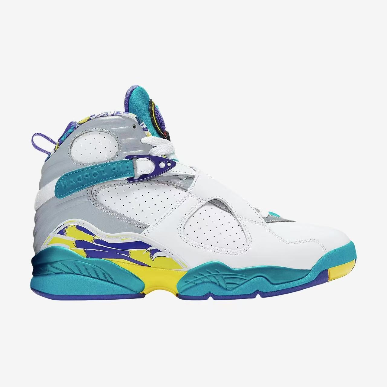 Air Jordan Retro 8 Aqua 2023 GS release.
