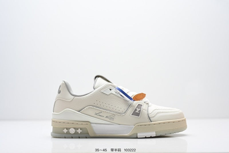Louis Vuitton Trainer Beige Crema Monogram
