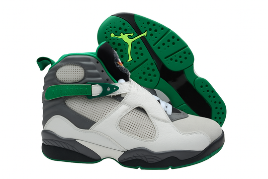 Air Jordan 8 Retro Ray Allen PE White Green Bucks