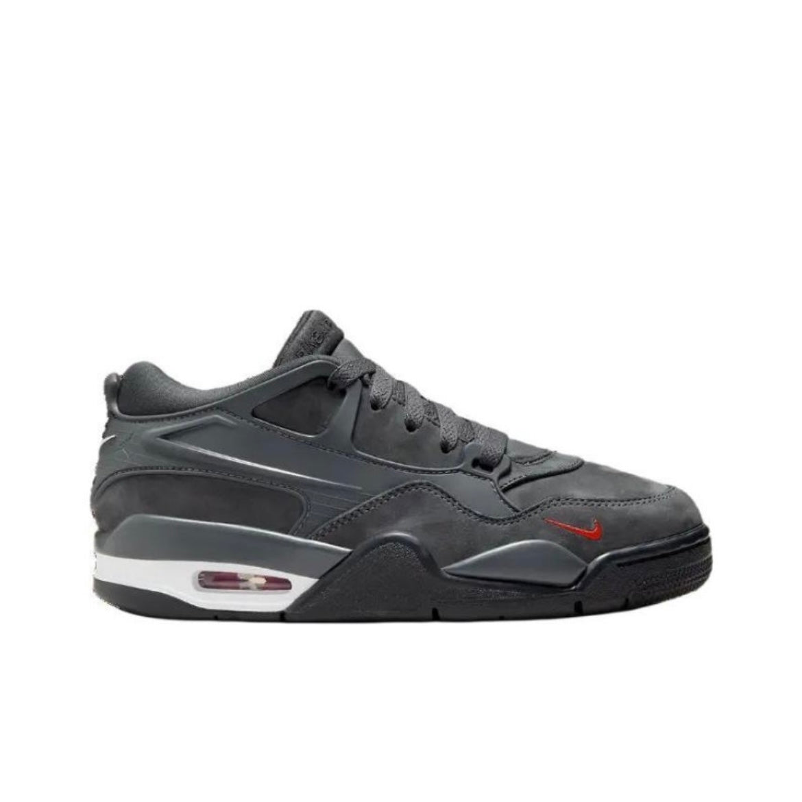 Air Jordan 4 RM Gris Antracita Blanco Rojo
