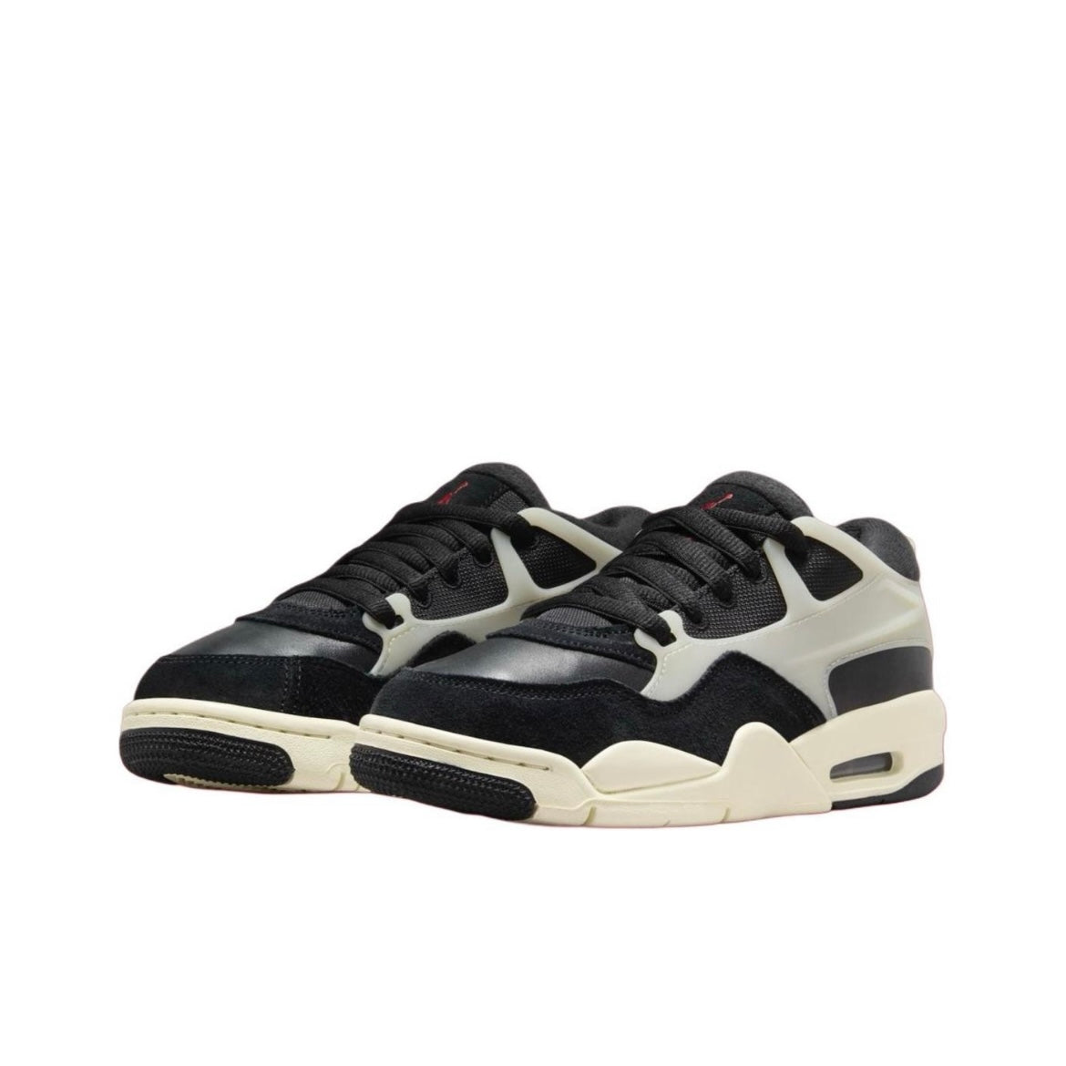 Air Jordan 4 RM Negro Crema