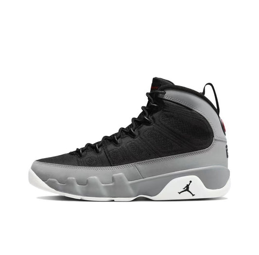 Air Jordan 9 Retro Particle Grey Negro Gris