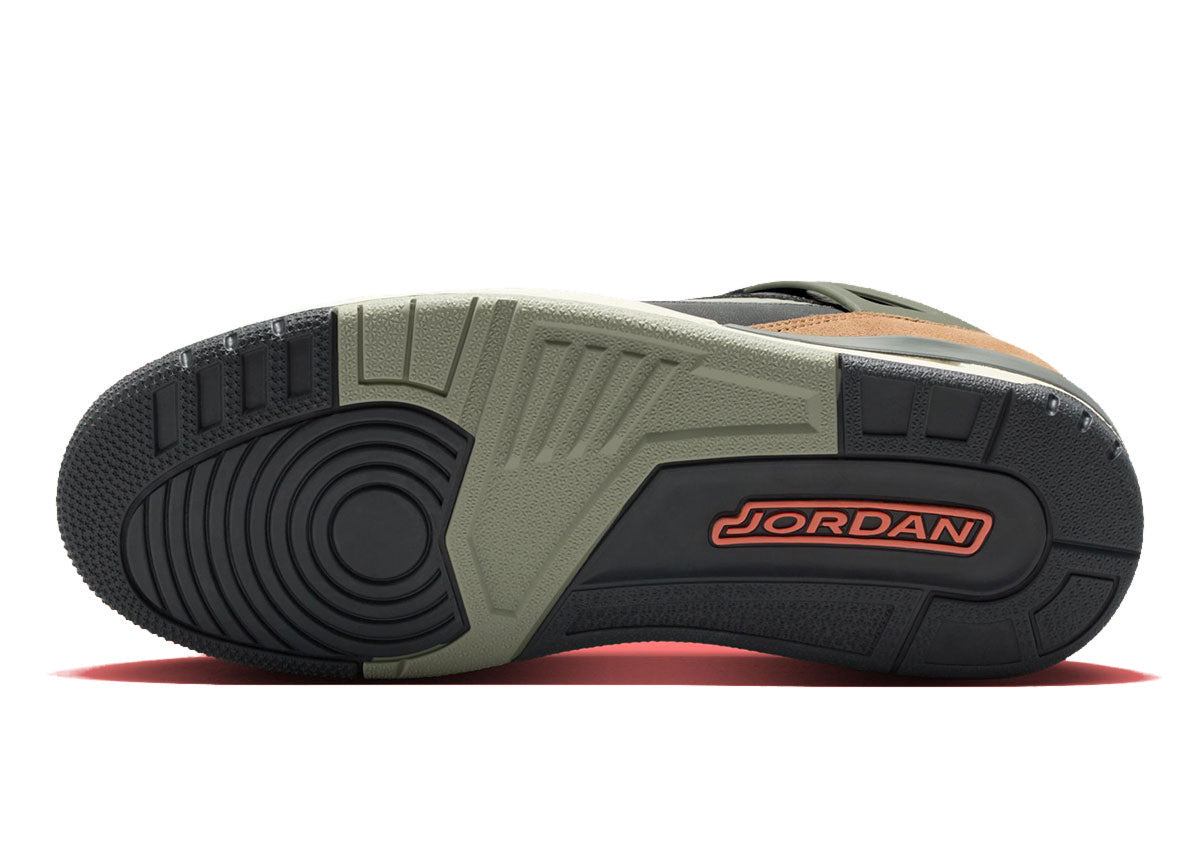 Jordan Spizike Low Anthracite Cargo Khaki