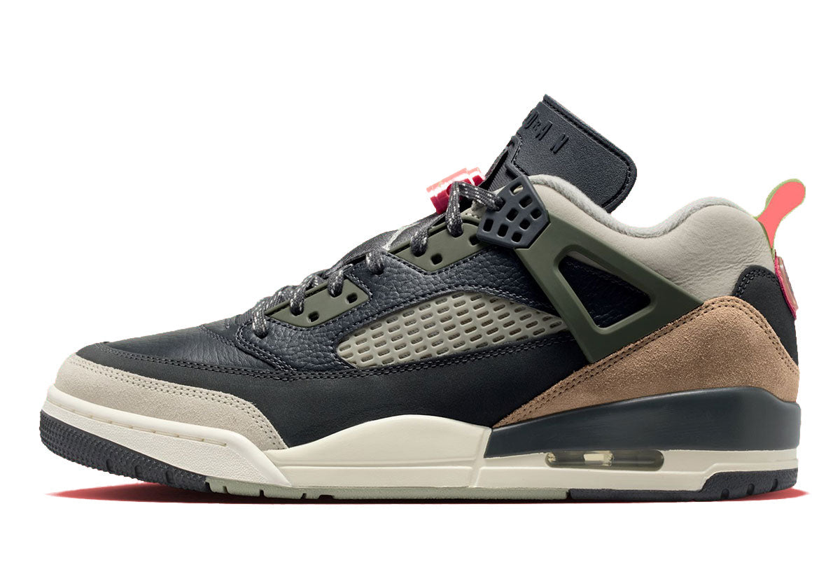 Jordan Spizike Low Anthracite Cargo Khaki