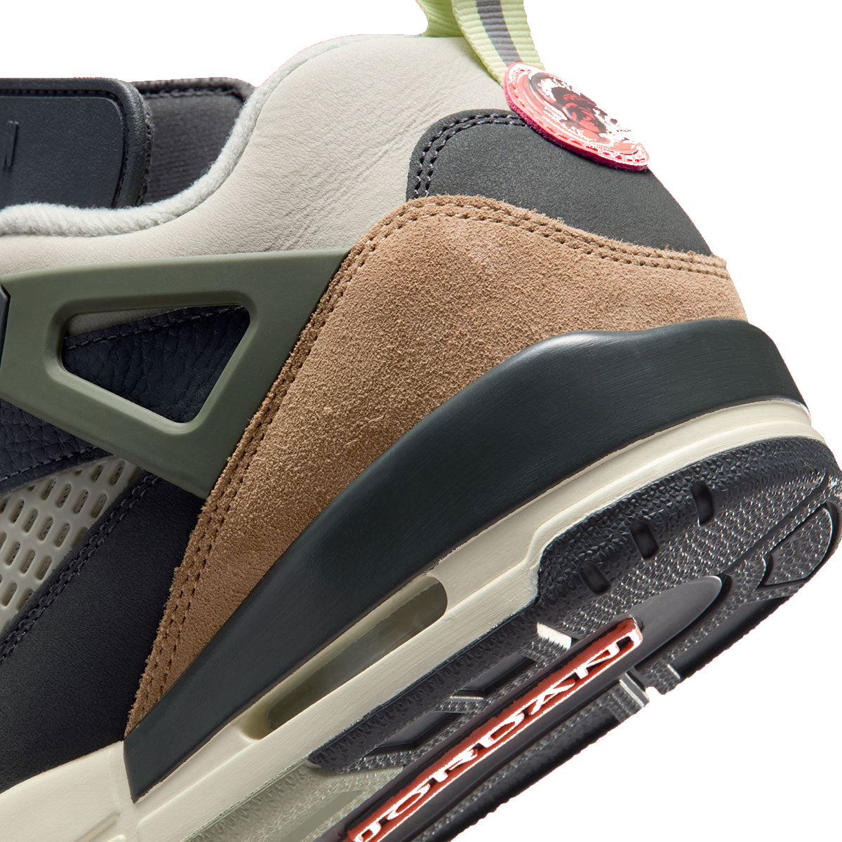Jordan Spizike Low Anthracite Cargo Khaki