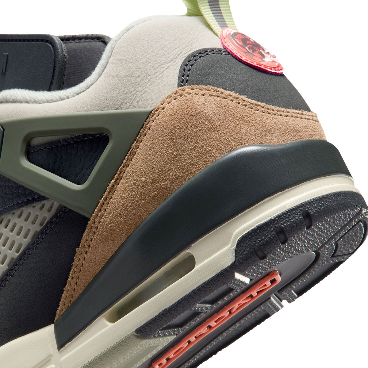 Jordan Spizike Low Anthracite Cargo Khaki
