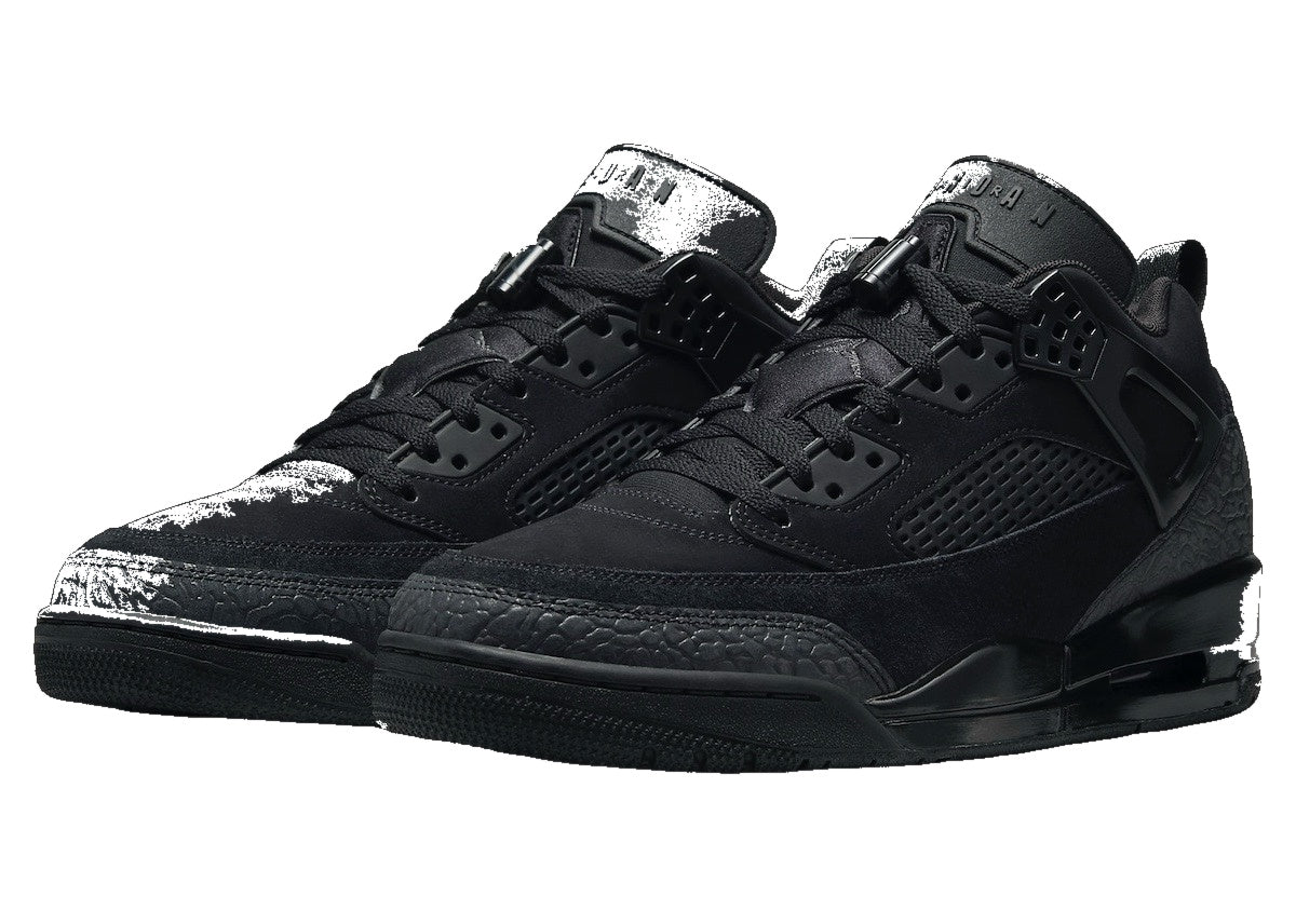 Jordan Spizike Low Black Cat Triple Black