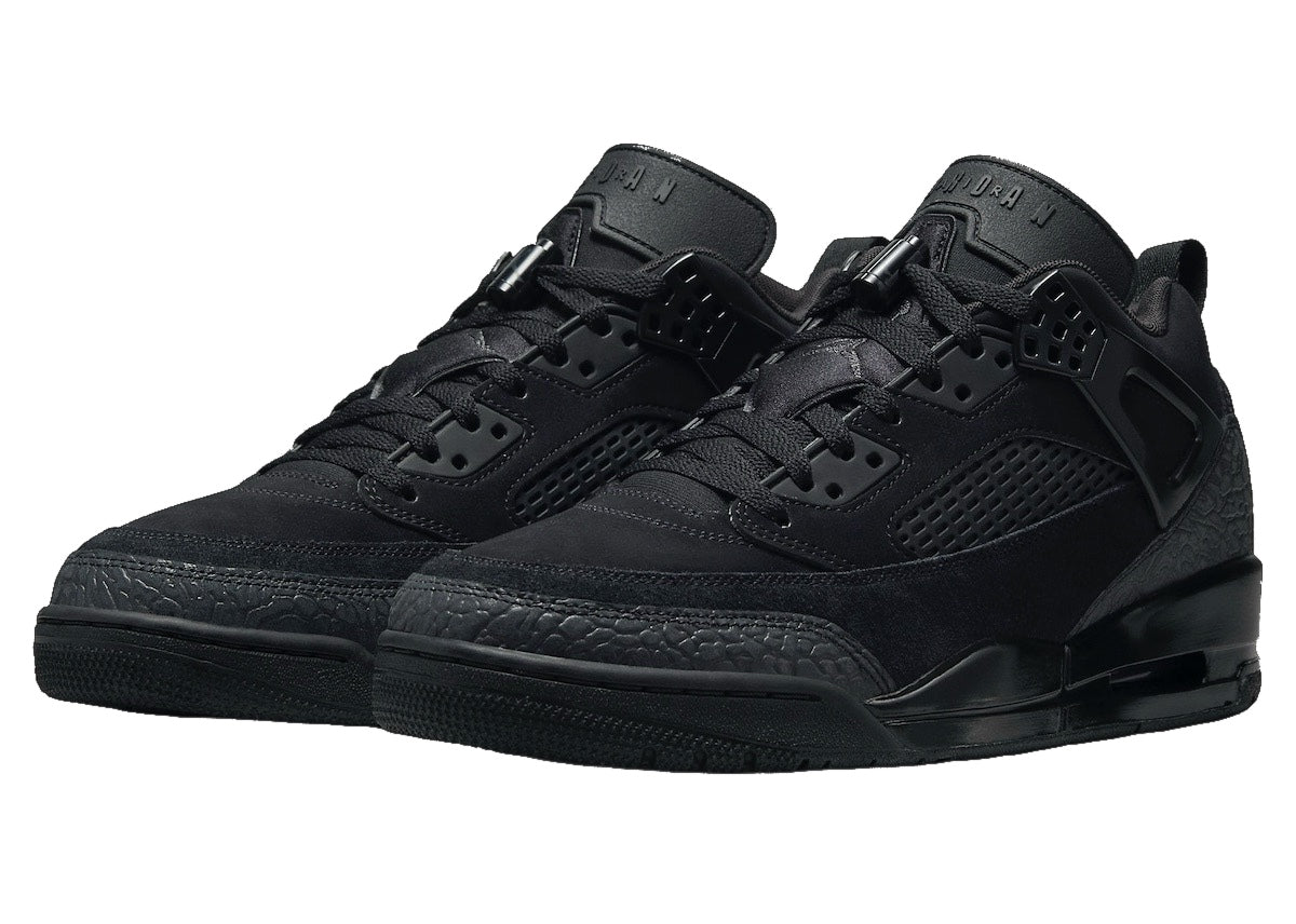 Jordan Spizike Low Black Cat Triple Black