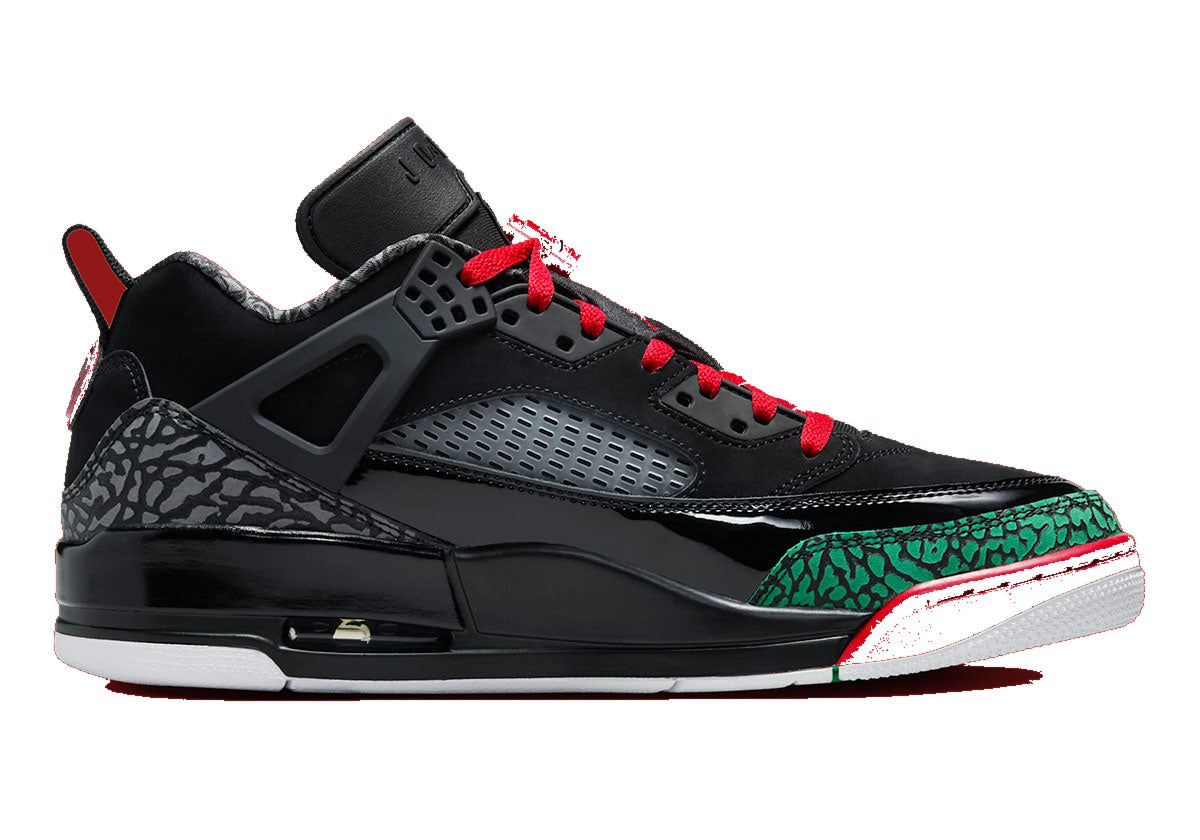 Jordan Spizike Low OG Black Varsity Red Green
