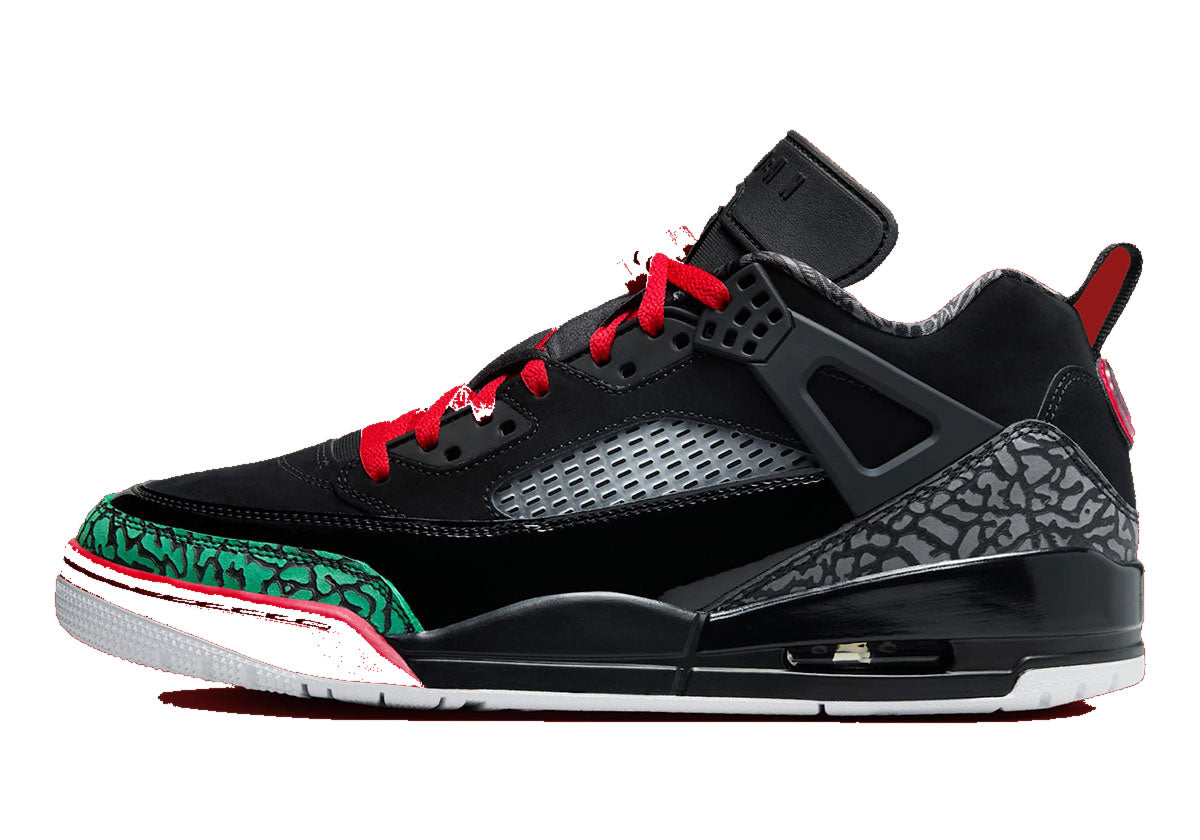 Jordan Spizike Low OG Black Varsity Red Green