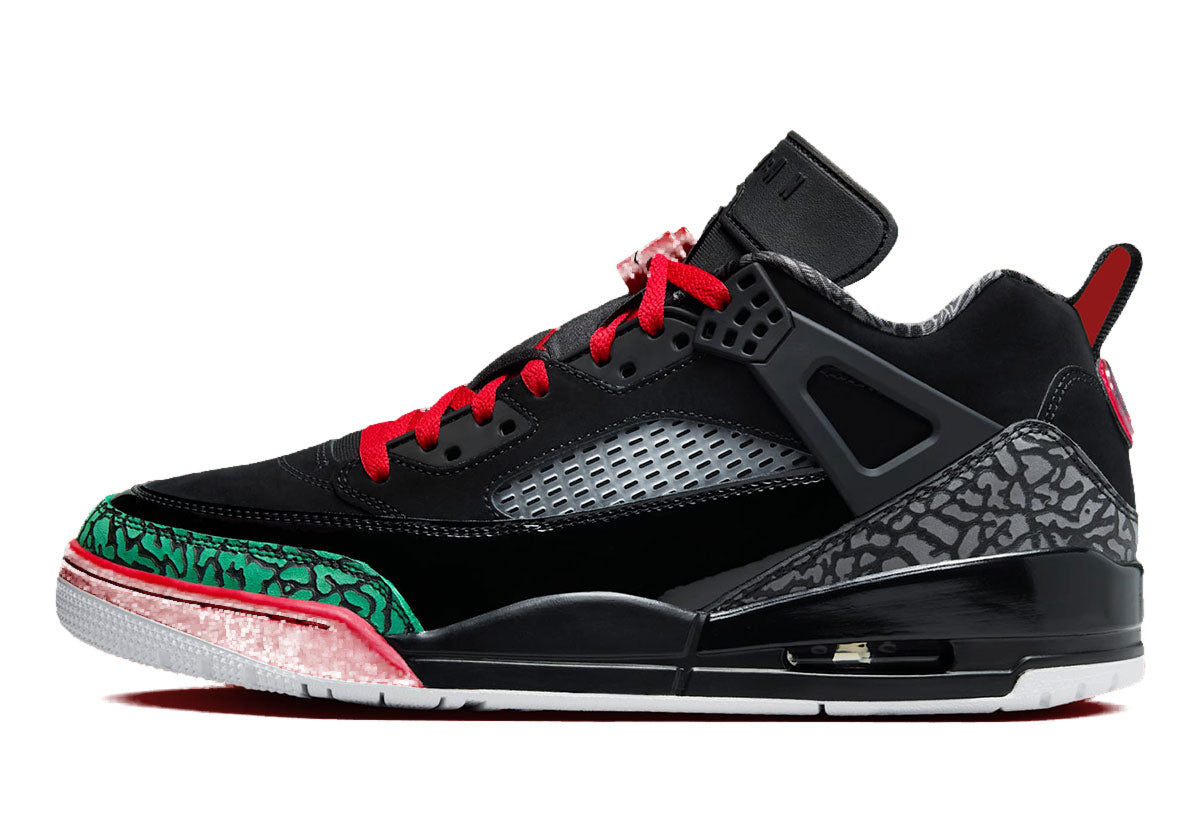 Jordan Spizike Low OG Black Varsity Red Green