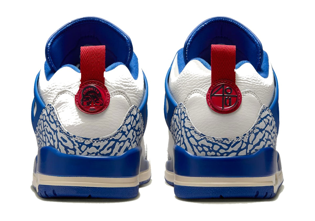 Jordan Spizike Low Storm Blue Sail