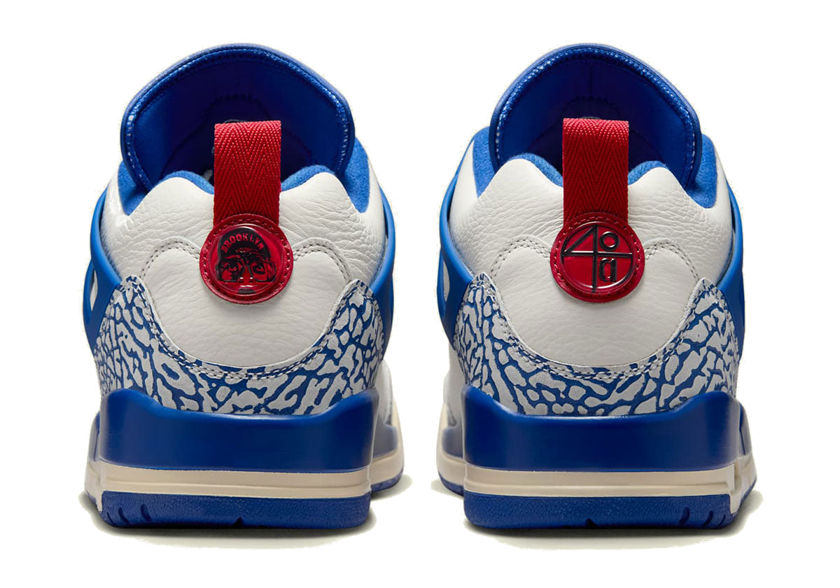 Jordan Spizike Low Storm Blue Sail