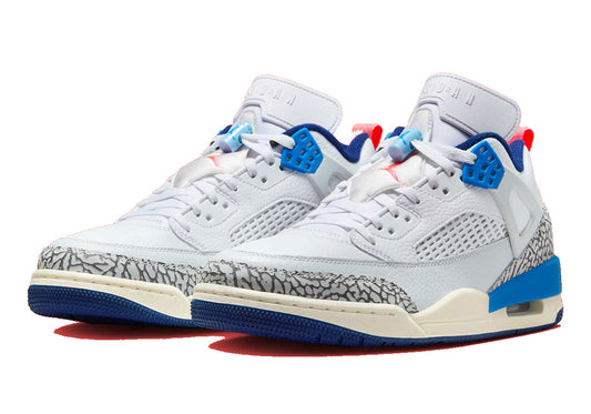 Jordan Spizike Low White Blue Crimson
