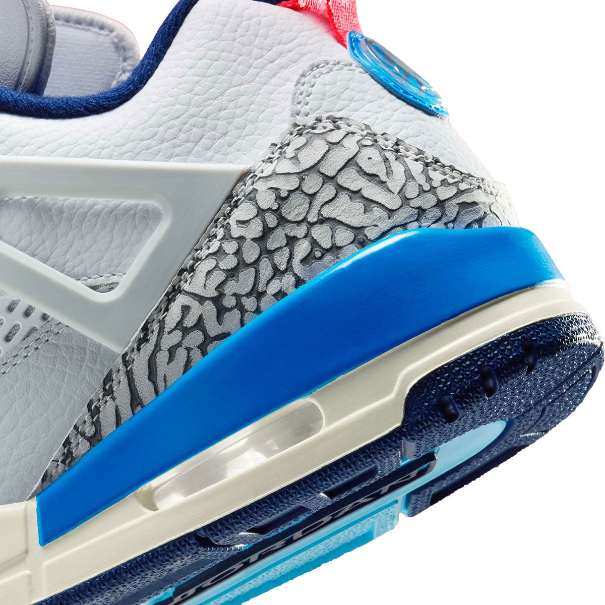 Jordan Spizike Low White Blue Crimson