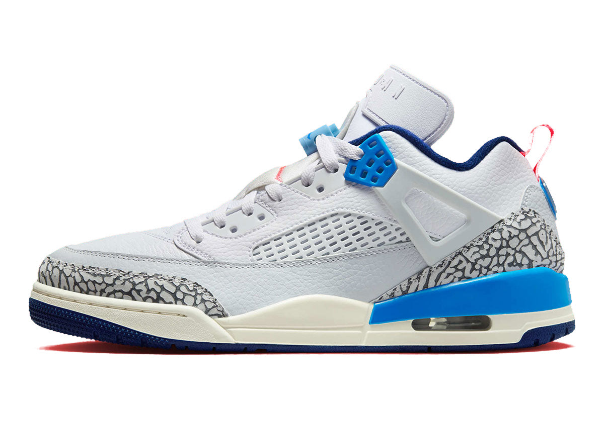 Jordan Spizike Low White Blue Crimson