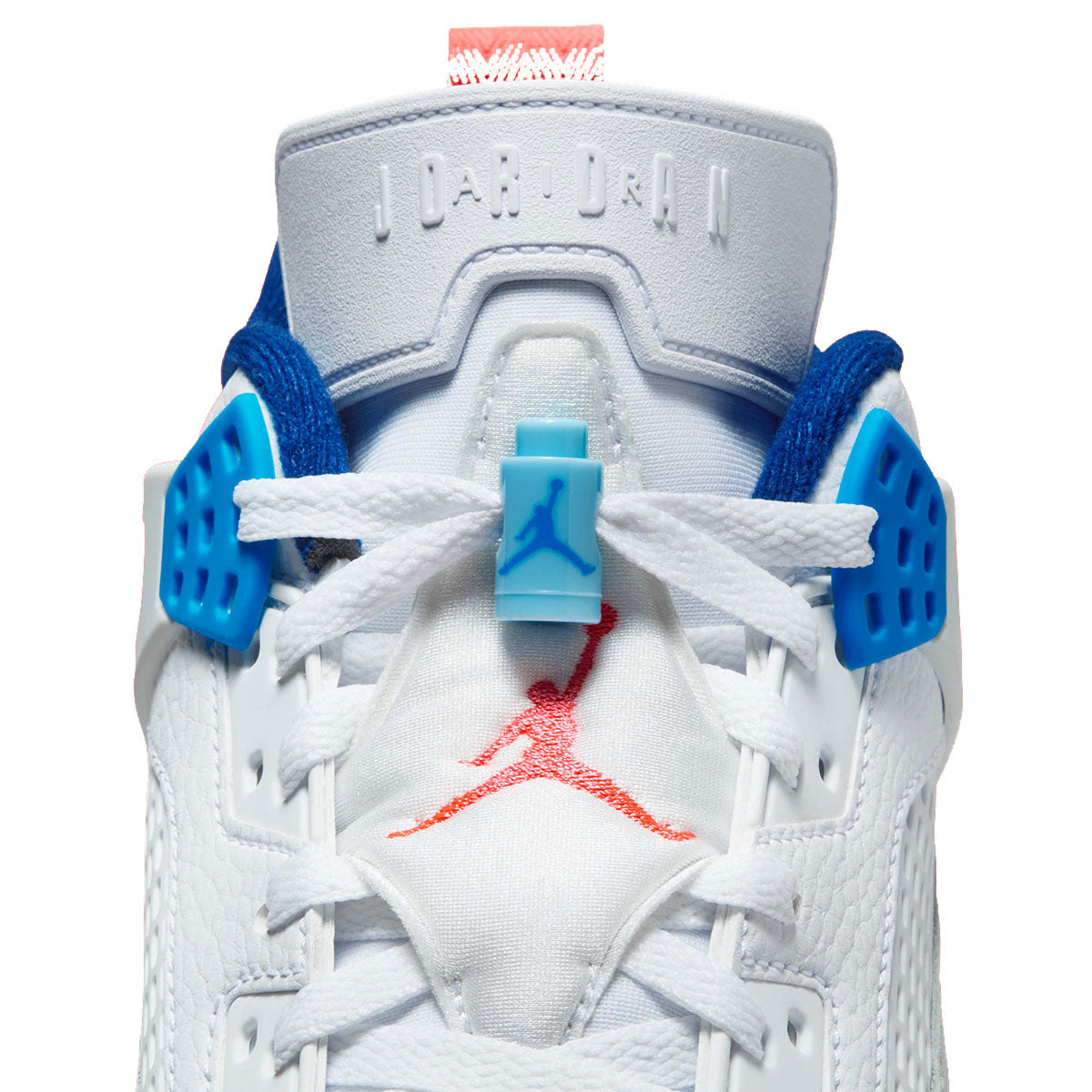 Jordan Spizike Low White Blue Crimson