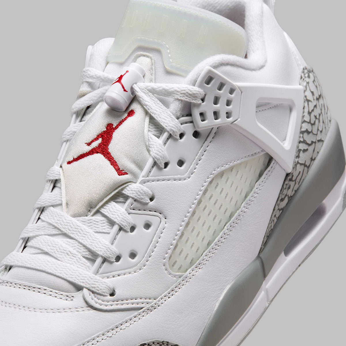 Jordan Spizike Low White Cement