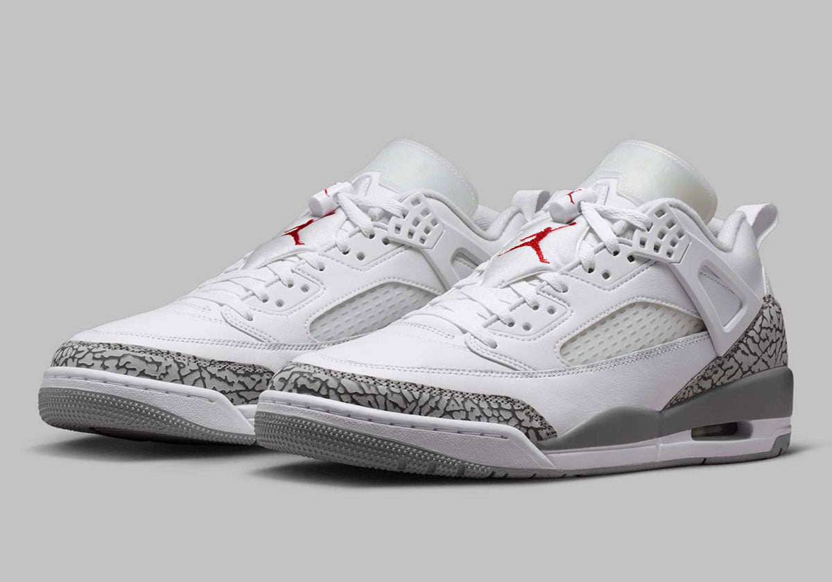 Jordan Spizike Low White Cement