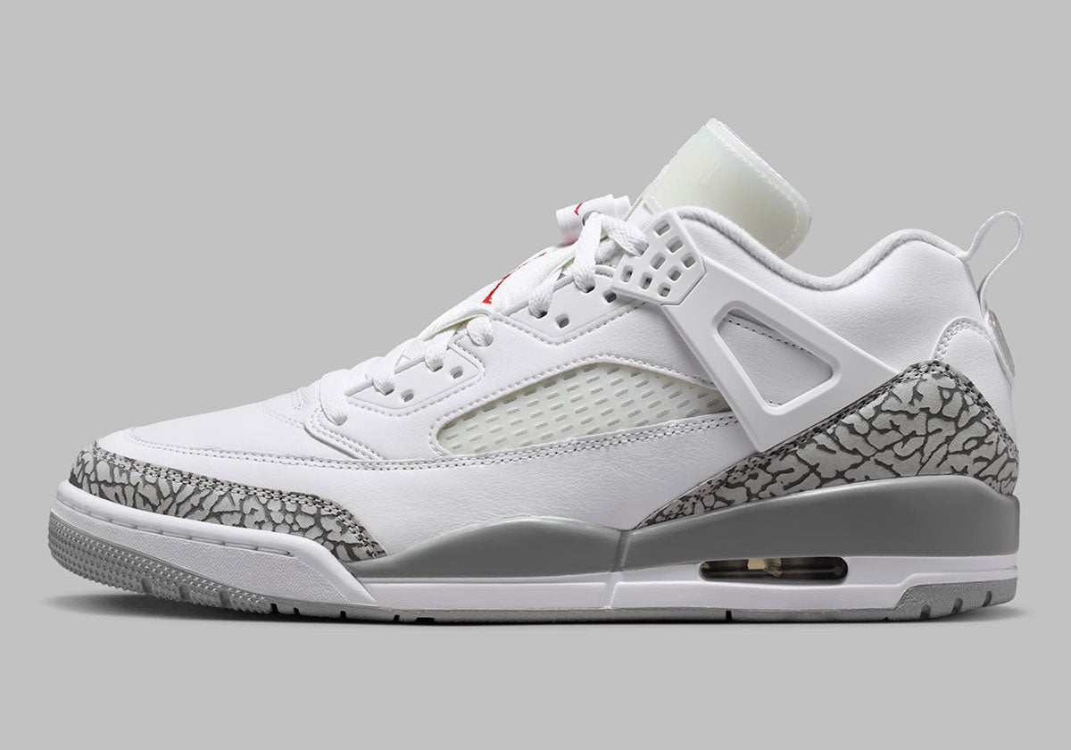 Jordan Spizike Low White Cement