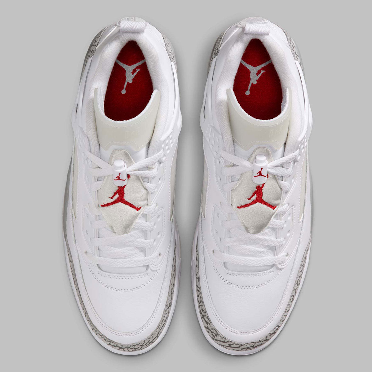Jordan Spizike Low White Cement