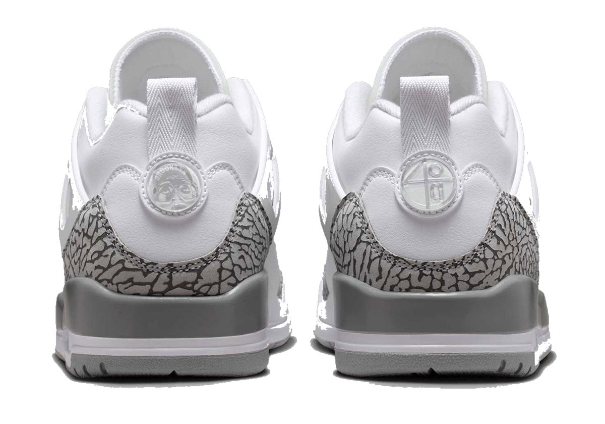 Jordan Spizike Low White Cement