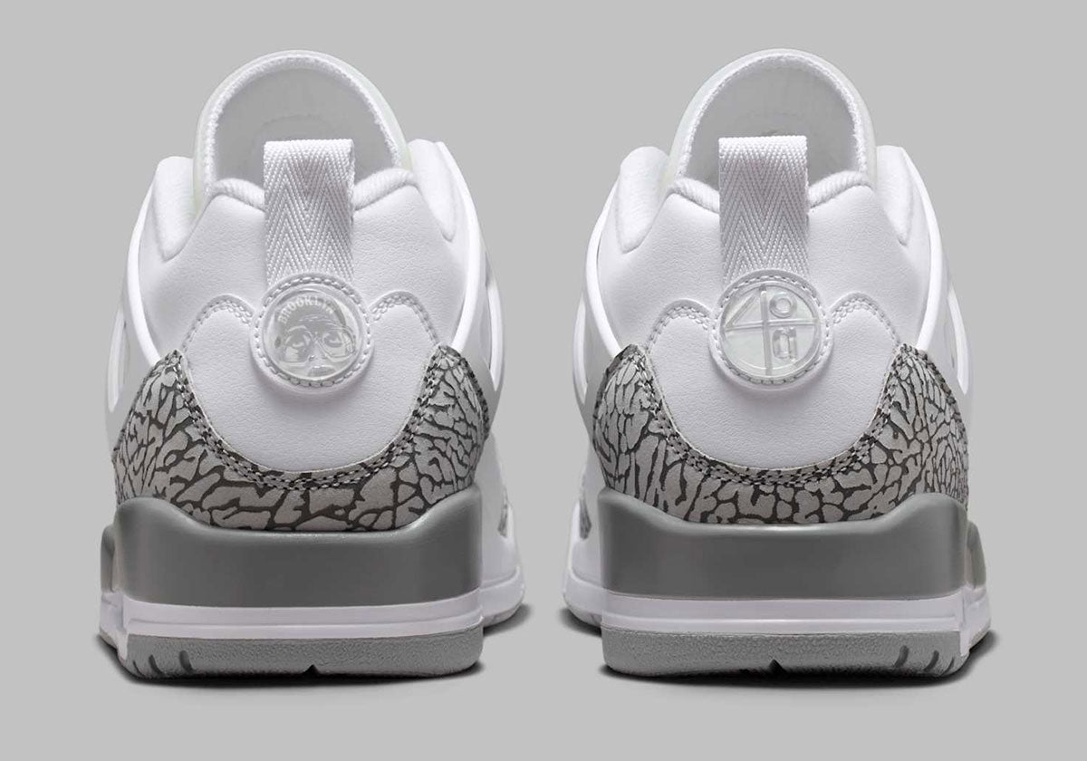 Jordan Spizike Low White Cement