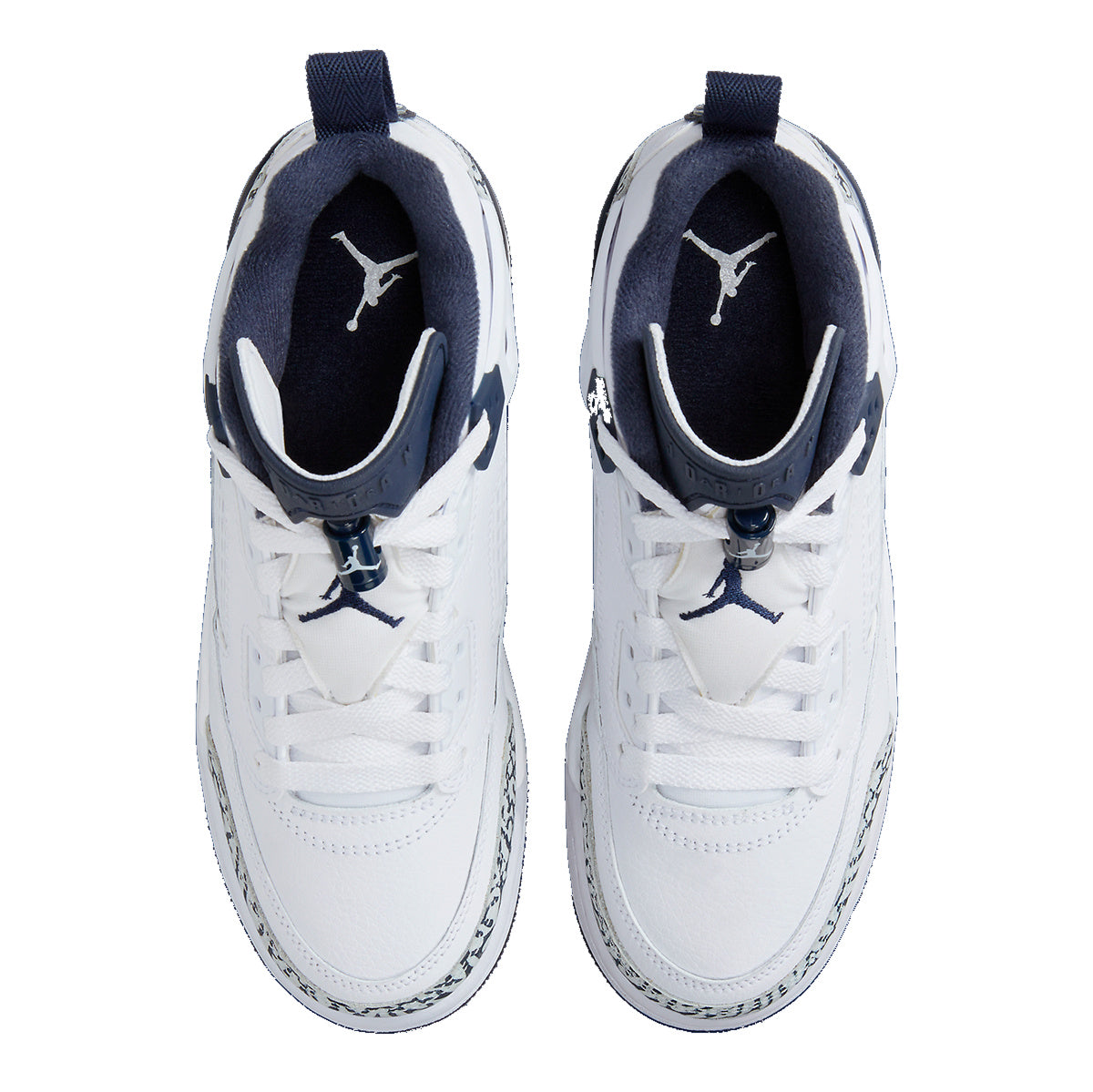 Jordan Spizike Low White Obsidian Navy
