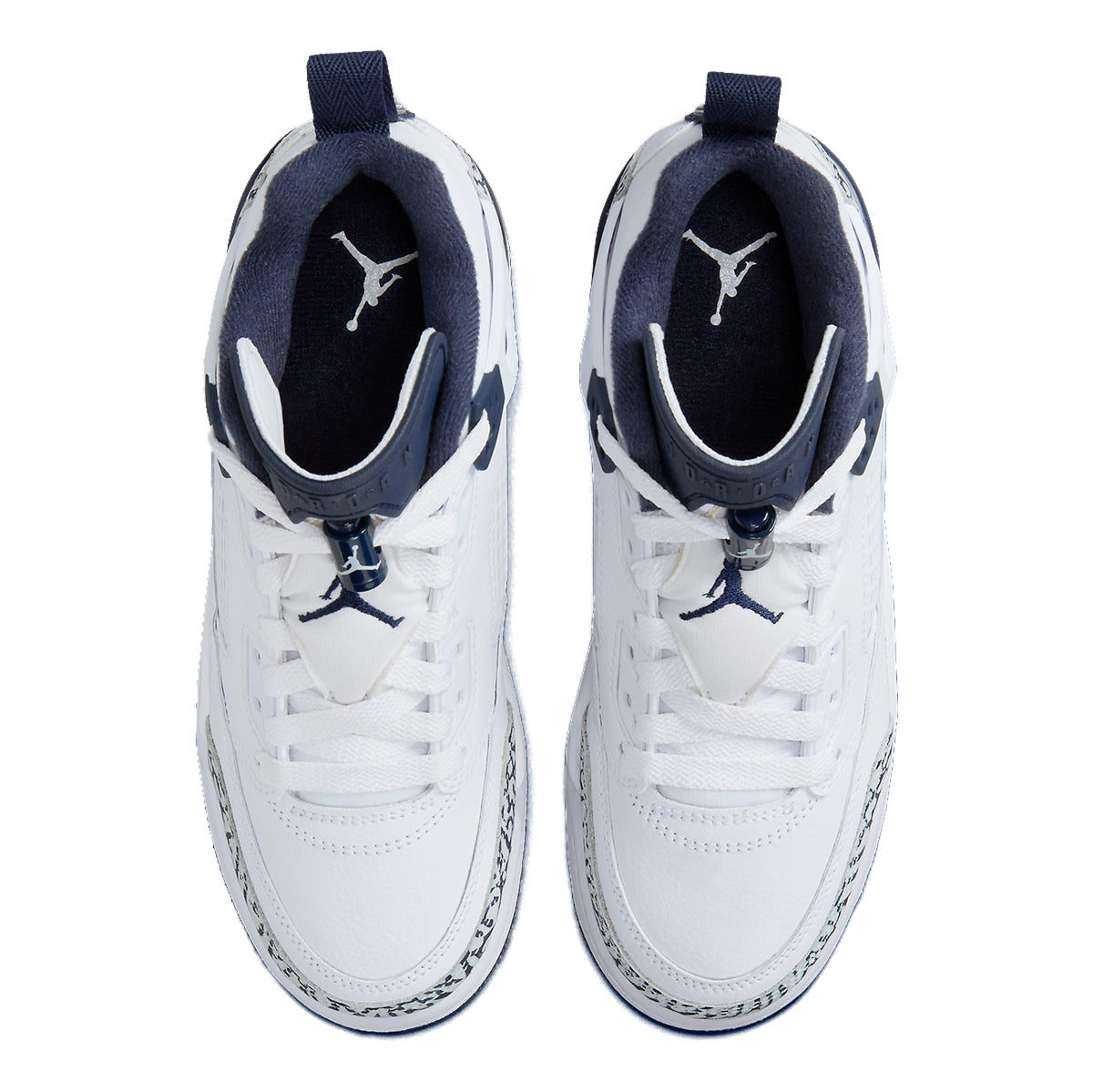 Jordan Spizike Low White Obsidian Navy