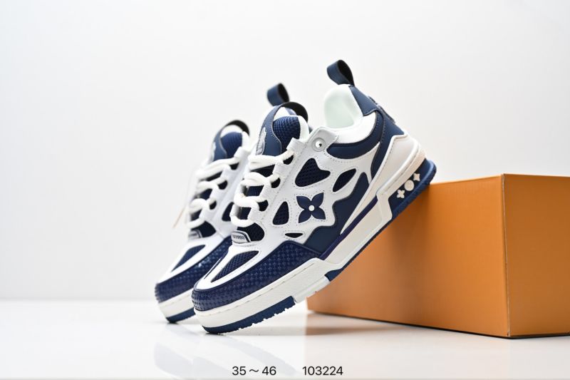Louis Vuitton Skate Blanco Azul Marino