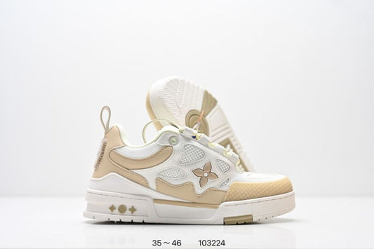 Louis Vuitton Skate Blanco Beige