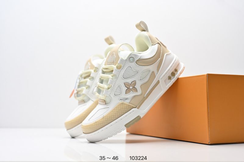 Louis Vuitton Skate Blanco Beige