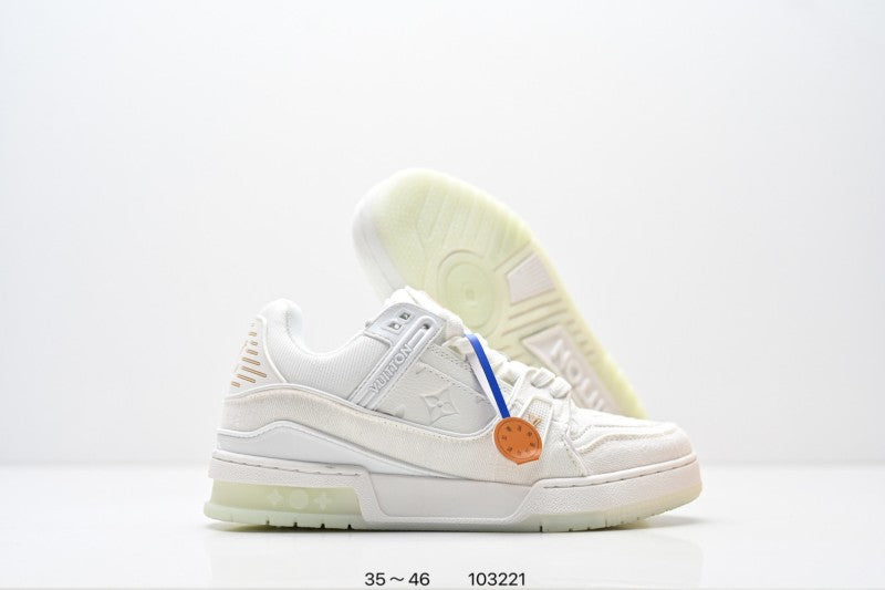 Louis Vuitton Trainer Blanco Marfil