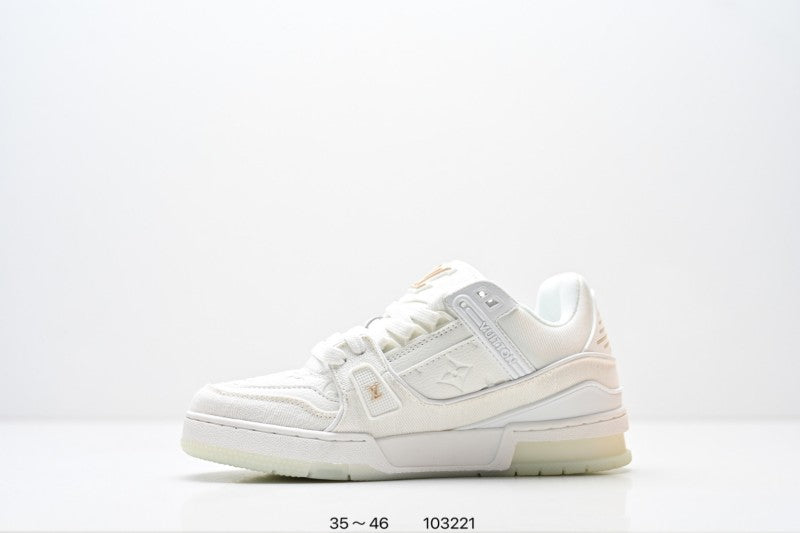 Louis Vuitton Trainer Blanco Marfil