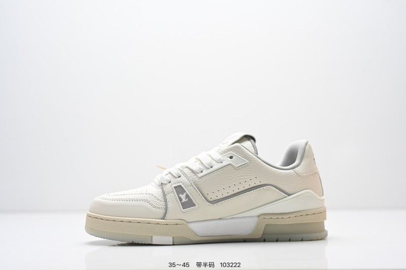 Louis Vuitton Trainer Beige Crema Monogram