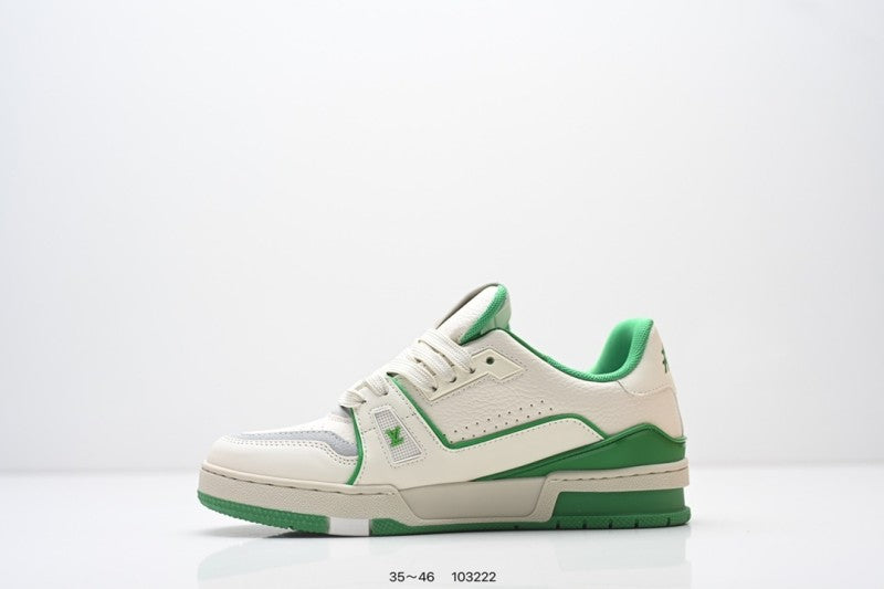 Louis Vuitton Trainer Crema Verde