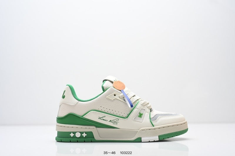 Louis Vuitton Trainer Crema Verde