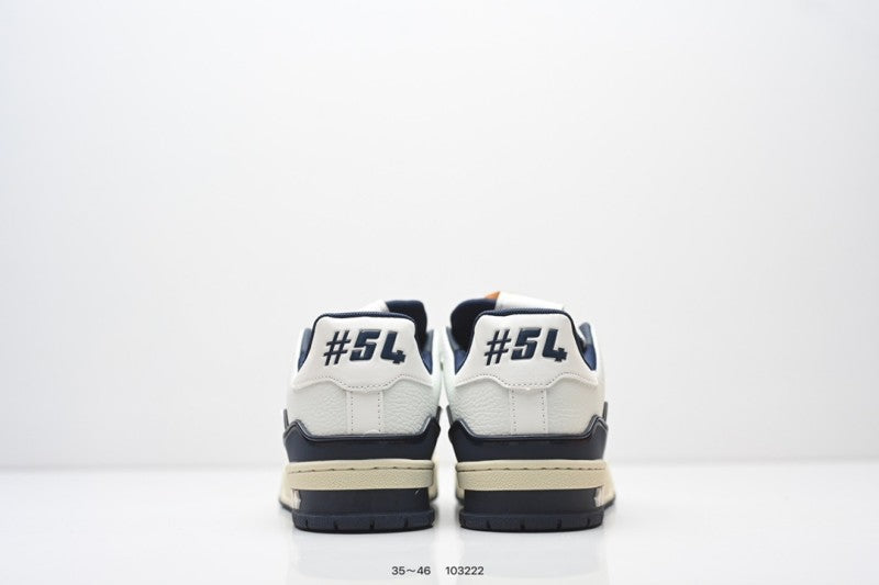 Louis Vuitton Trainer Blanco Azul Marino