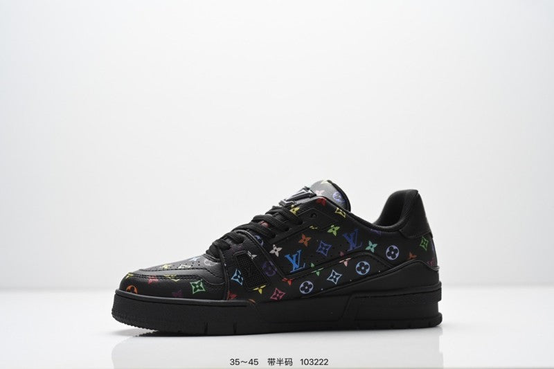 Louis Vuitton Trainer Negro Multicolor Monogram