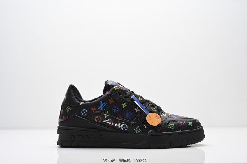 Louis Vuitton Trainer Negro Multicolor Monogram
