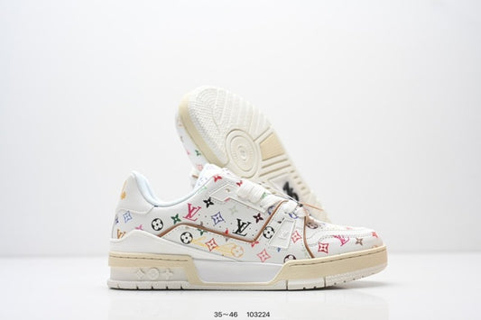 Louis Vuitton Trainer Blanco Multicolor Monogram