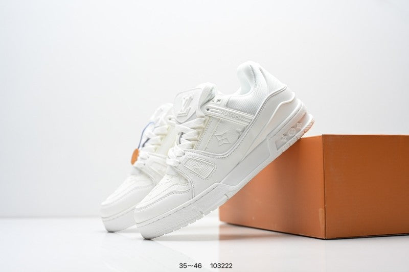 Louis Vuitton Trainer Triple White Blanco