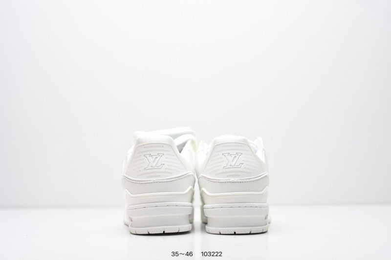 Louis Vuitton Trainer Triple White Blanco
