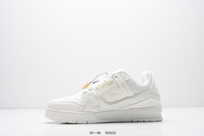 Louis Vuitton Trainer Triple White Blanco