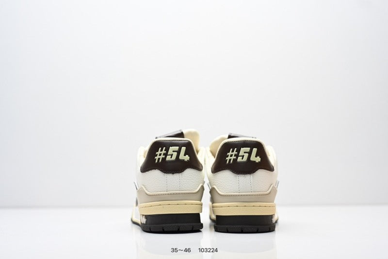 Louis Vuitton Trainer Marrón Blanco Monogram