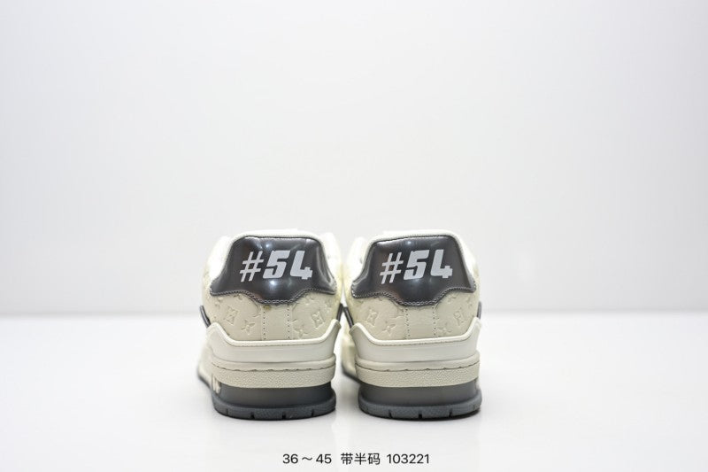 Louis Vuitton Trainer Crema Gris Monogram