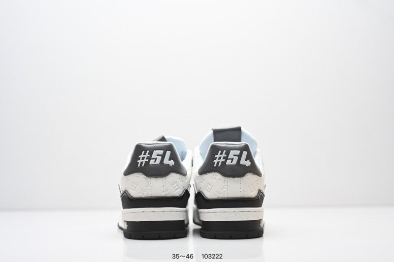 Louis Vuitton Trainer Negro Blanco Monogram