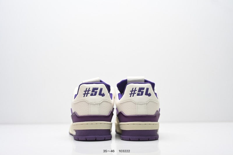 Louis Vuitton Trainer Crema Morado