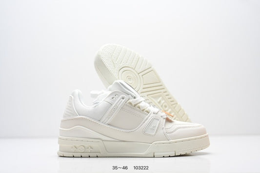 Louis Vuitton Trainer Blanco Crema Monogram